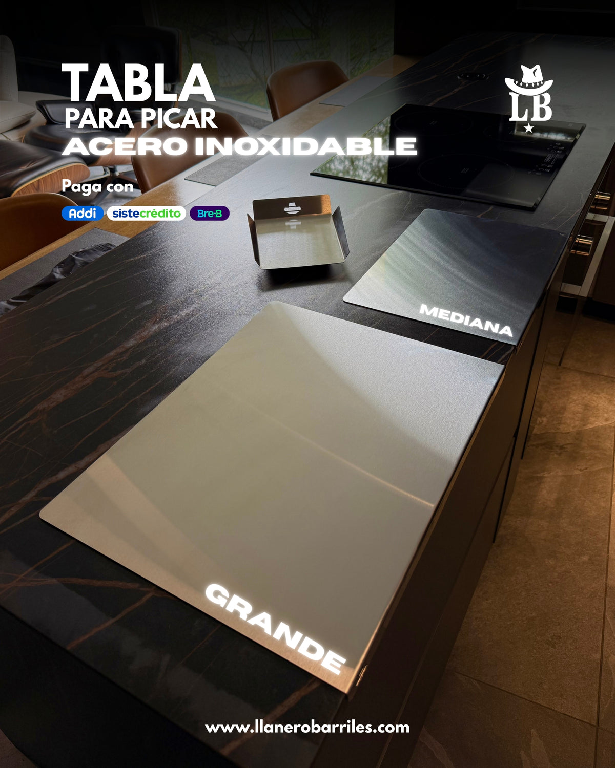 Tabla de Acero Inoxidable Premium!