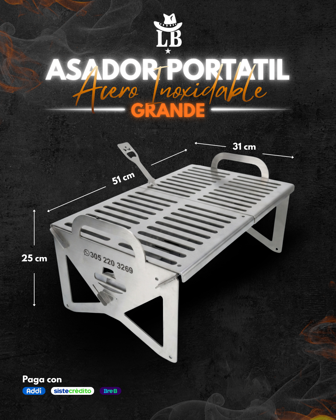Asador Armable Grande