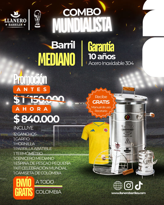 🏆⚽ COMBO MUNDIALISTA - BARRIL MEDIANO