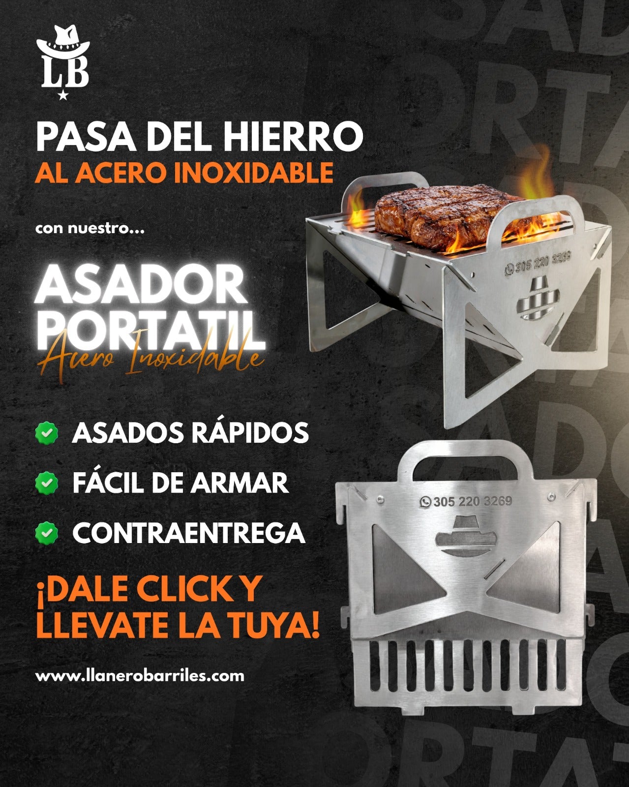Asador Armable Mediano